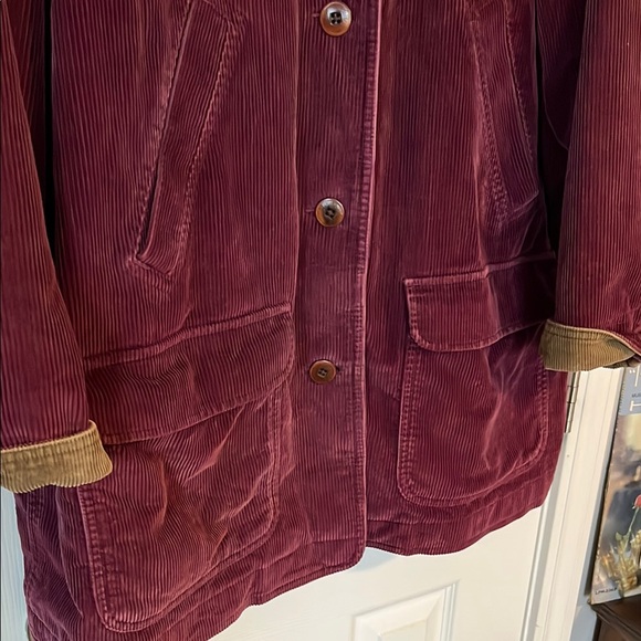 L.L. Bean Women’s Corduroy Chore Utility Jacket XXL Lined - Picture 4 of 6